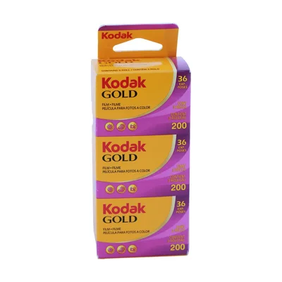 Kodak Gold 200 35mm Color Negative Film, 3-Pack