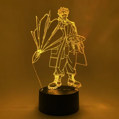 Otaku Lamps Enjin Anime Acrylic LED Lamp