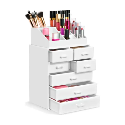 Sorbus Make-up-Organizer aus Acryl mit 7 Schubladen
