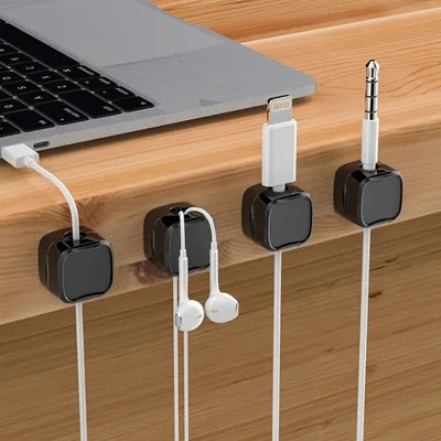 Lot de 6 clips magnétiques pour câbles Remote Tribe