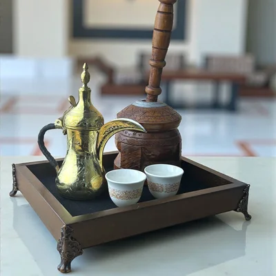 Echoes of Hospitality Brass Dallah Set