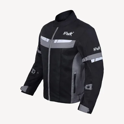 Giacca da moto traforata HWK con protezioni