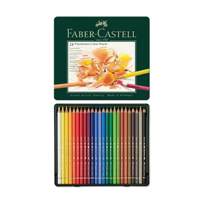 Matite colorate Faber-Castell Polychromos, scatola da 24