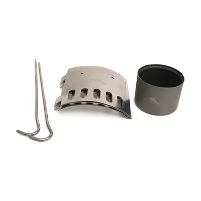 Soporte y paravientos TOAKS TiStand Dual