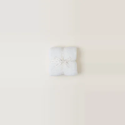 Barefoot Dreams CozyChic Throw, Cream, 54 x 72 in