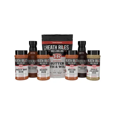 Set Heath Riles BBQ Competition Rib con rub e salse