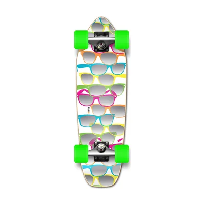 Yocaher Complete Mini Cruiser Skateboard