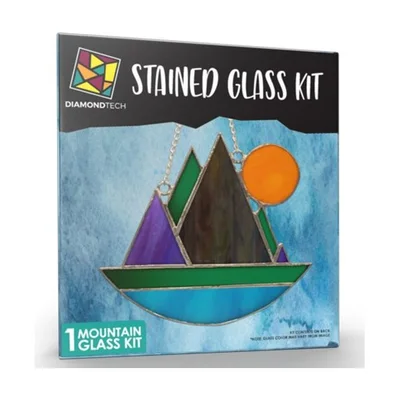 Kit vetrata pretagliata Rainbow Art Glass Montagne