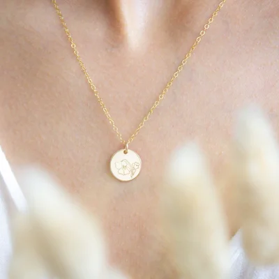 Emery & Opal Geburtsblumen-Kette