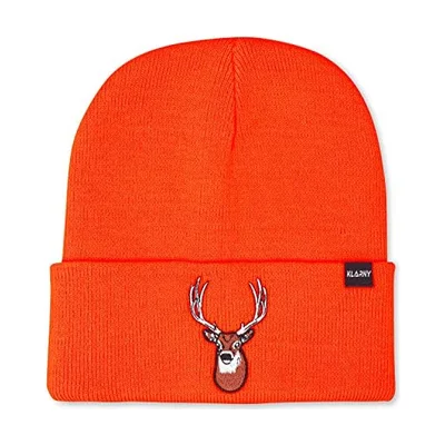 Klarny Outdoors Blaze Orange Hunting Beanie