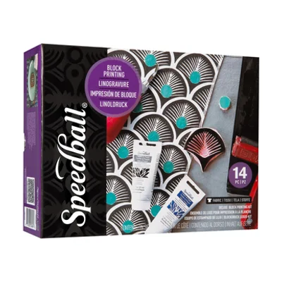 Speedball Deluxe Stoffdruck-Set