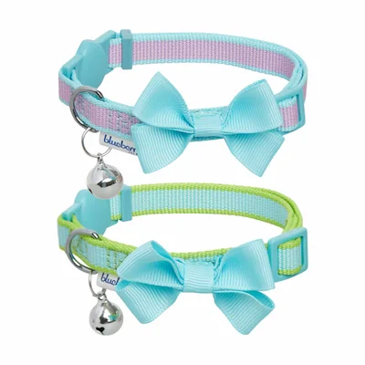 Blueberry Pet Classic Breakaway Cat Collar Set