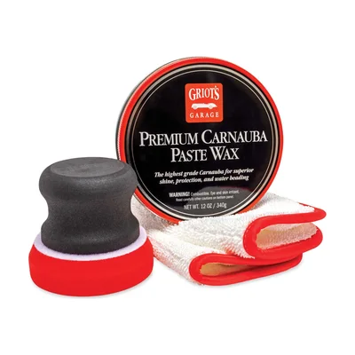 Griot's Garage Premium Carnauba Paste Wax Kit