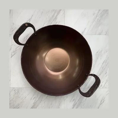 Wok in acciaio al carbonio Copper State Forge 34 cm
