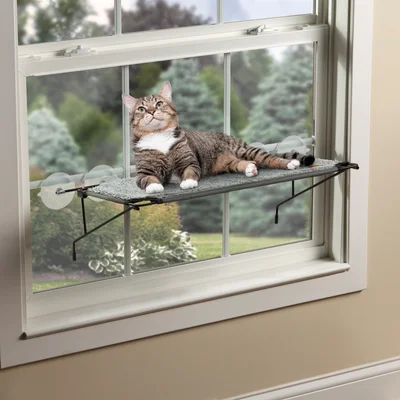 K&H Pet Products EZ Mount Kitty Sill Window Perch