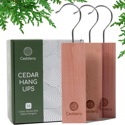 Ceddera Cedar Hang Ups, 14-Pack