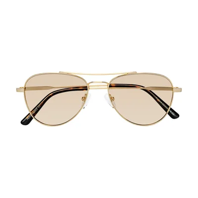 Richard Gold Lightweight Metal Aviator Sunglasses