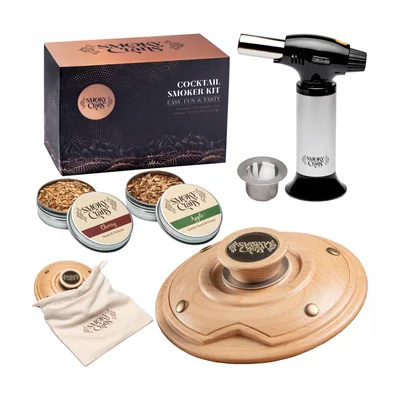 Smoky Crafts Cocktail Smoker Kit with Torch