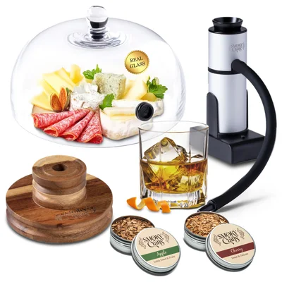 Smoky Crafts Smoking Cloche Kit with Wood Chips