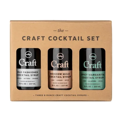 W&P Craft Cocktail Syrup Set