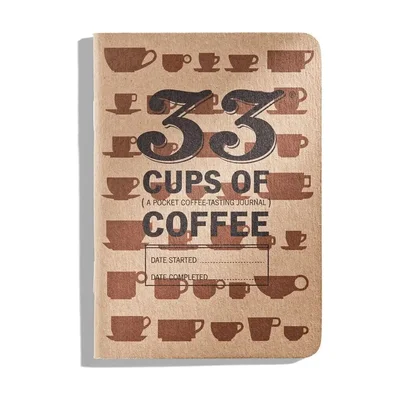 33 Books 33 Cups of Coffee Tasting Journal, 3-Pack