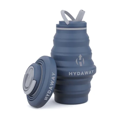 Borraccia pieghevole in silicone HYDAWAY 500 ml