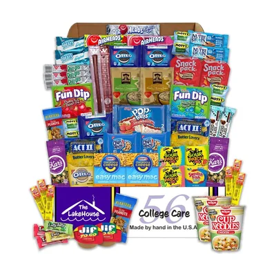 LakeHouse Student 56-Count College Snack Box