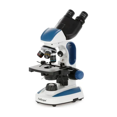 AmScope B110C Dual LED Binocular Compound Microscope