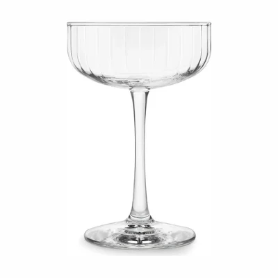 Libbey Paneled Coupe Cocktail Glasses, Set of 4
