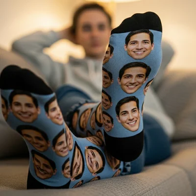 Custom Face Socks with Your Photo