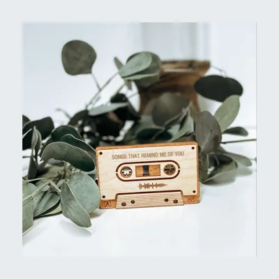 Engraving One personalisierte Playlist-Plakette