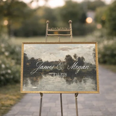 Cartel de boda personalizado Cherie Kay