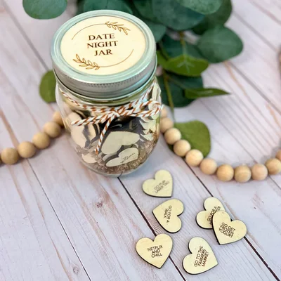 Wintuck Home Date-Night-Glas mit 52 Ideen