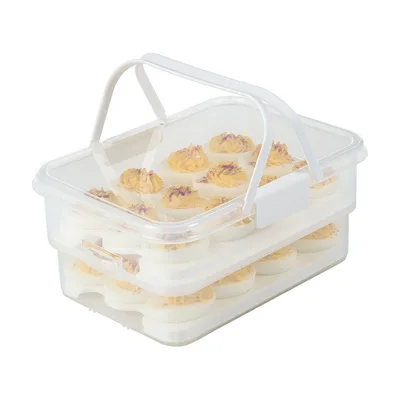 Progressive SnapLock Collapsible Deviled Egg Carrier