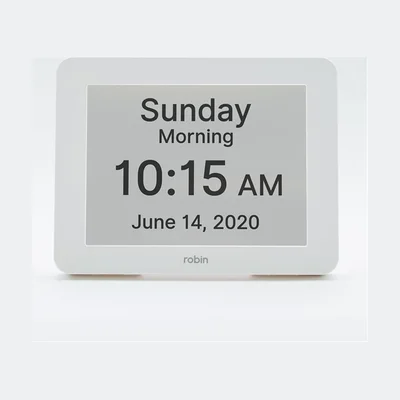 Orologio calendario digitale Robin Day Clock
