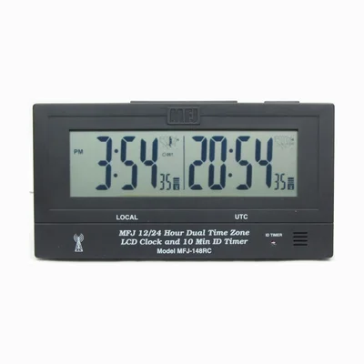 MFJ-148RC Dual Time Zone Desk Clock
