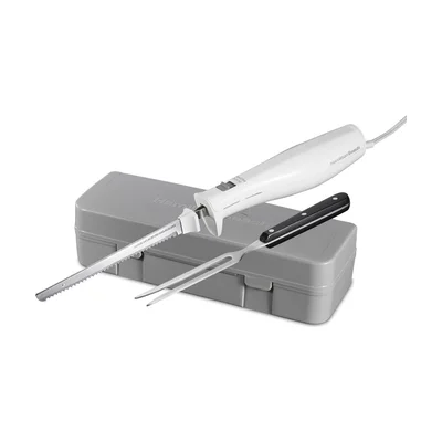 Hamilton Beach Electric Knife Set with Fork and Case