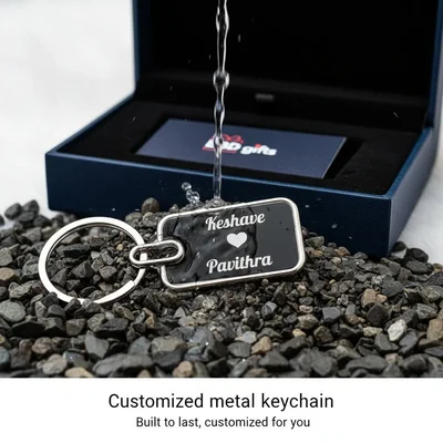 Pupring Laser-Engraved Farewell Keychain