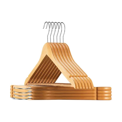 ZOBER hochwertige Anzugbügel aus Holz