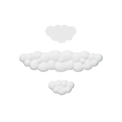 TECKNET Cloud Handballenauflagen-Set für Tastatur und Maus