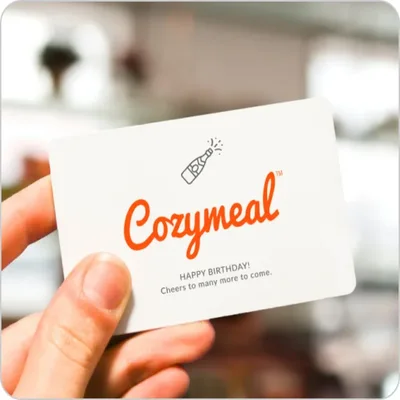 Cozymeal Experience Gift Card