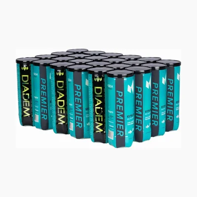 Palline da tennis Diadem Premier Extra Duty, cartone da 24 tubi