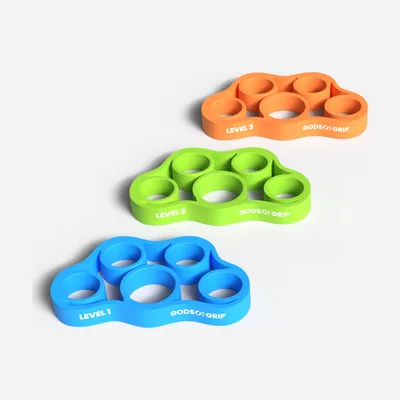 Elastici estensori per dita Gods of Grip, 3 pezzi