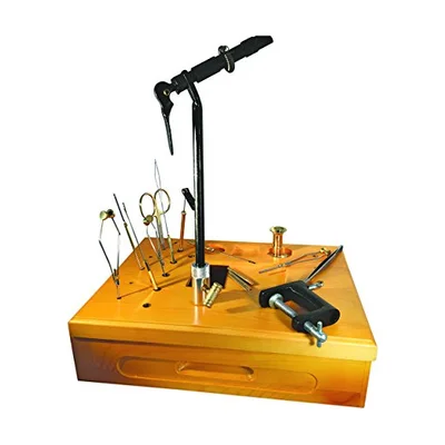 Postazione per costruzione mosche Creative Angler con morsetto