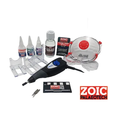 Zoic PalaeoTech Fossil Prepping Gift Bundle
