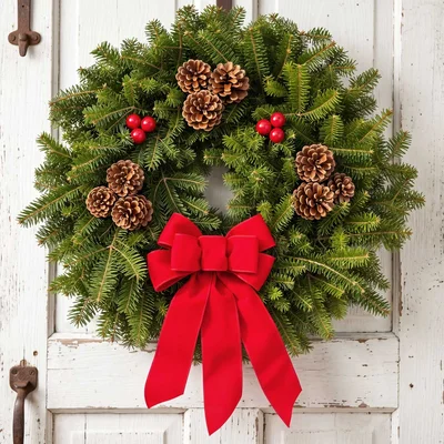 Harbor Farm Fresh Maine Balsam Christmas Wreath