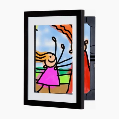 Cornice per disegni bambini Li’l Davinci Art Cabinet