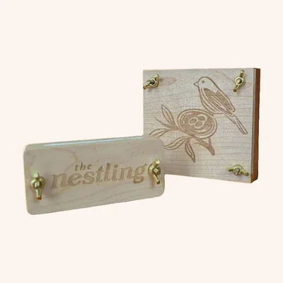 The Nestling Co. Wooden Pocket Flower Press