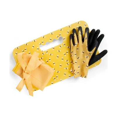 GOGO Garden Apron-Kneeler-Glove Set