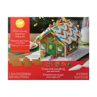 Wilton Build It Yourself Gingerbread House Decorating Kit